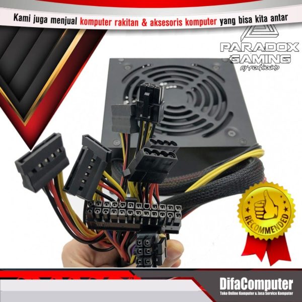 PSU Paradox Gaming Power Supply ATX 450w