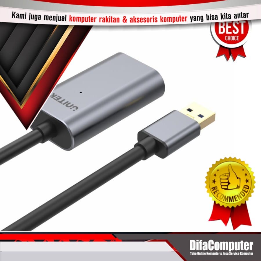 Unitek Y3004 - USB 3.0 Aluminium Extension Cable 5M Unitek Y3004 - USB 3.0 Aluminium Extension Cable 5M