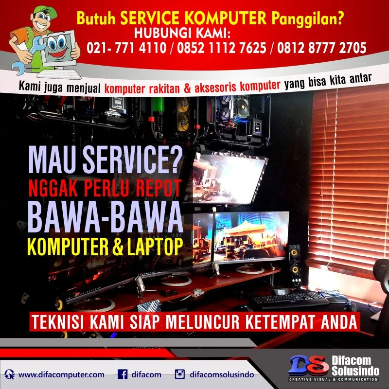 Instalasi Komputer Di Bambu Apus - [DIFACOMPUTER] | 0831-9365-8230