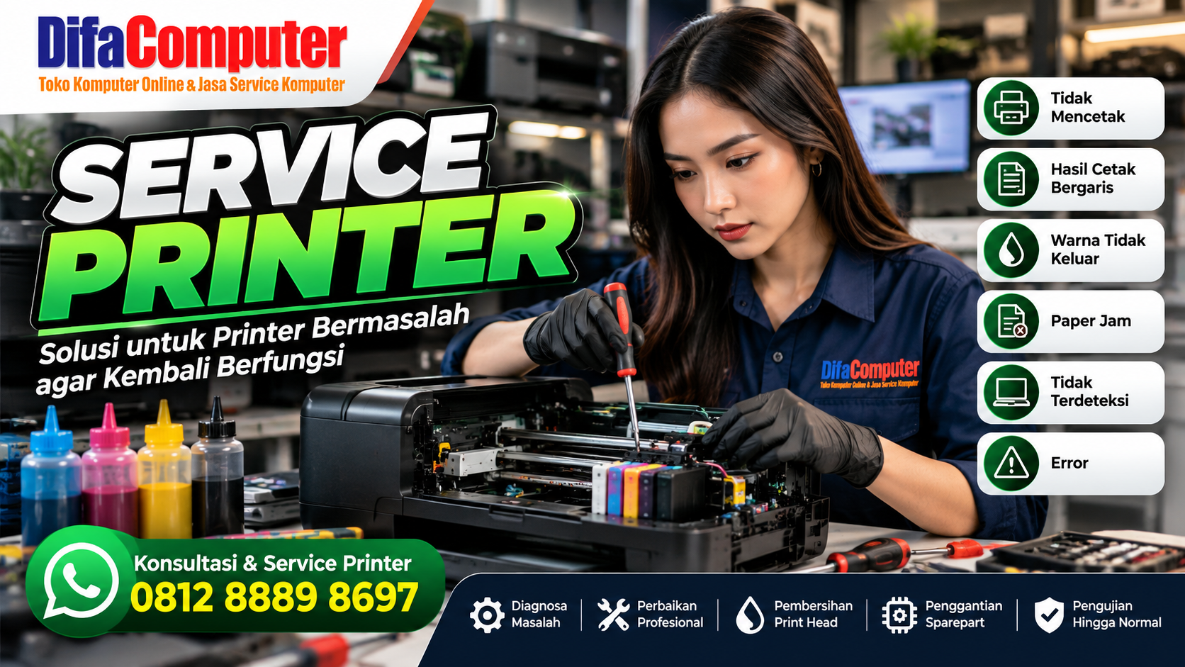 service printer Difa Computer